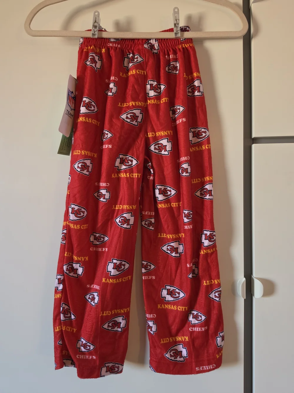 Kids Red Fleece Pajama Pants
